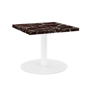 White Halo Side Table